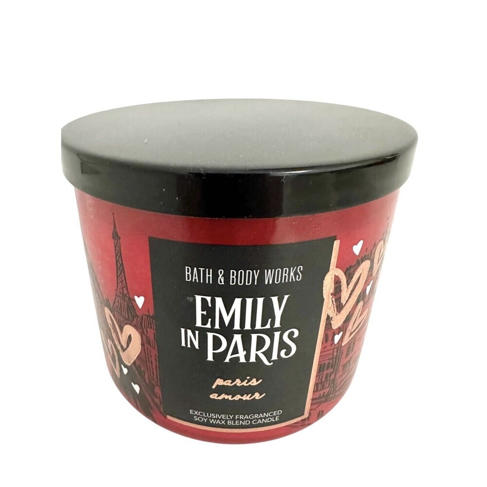 Bath & Body Works Emily In Paris PARIS AMOUR Large 3-Wick Candle 14.5 Oz